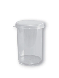 Tubo Poliestireno N� 32 - 50 cc Cristal c/ Tapa