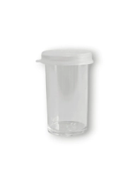 Tubo Poliestireno N� 11 - 10 cc Cristal c/ Tapa