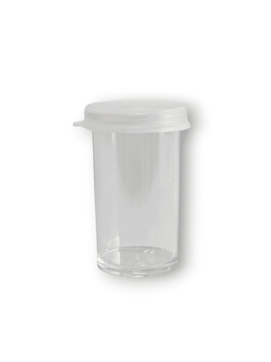 Tubo Poliestireno N� 11 - 10 cc Cristal c/ Tapa