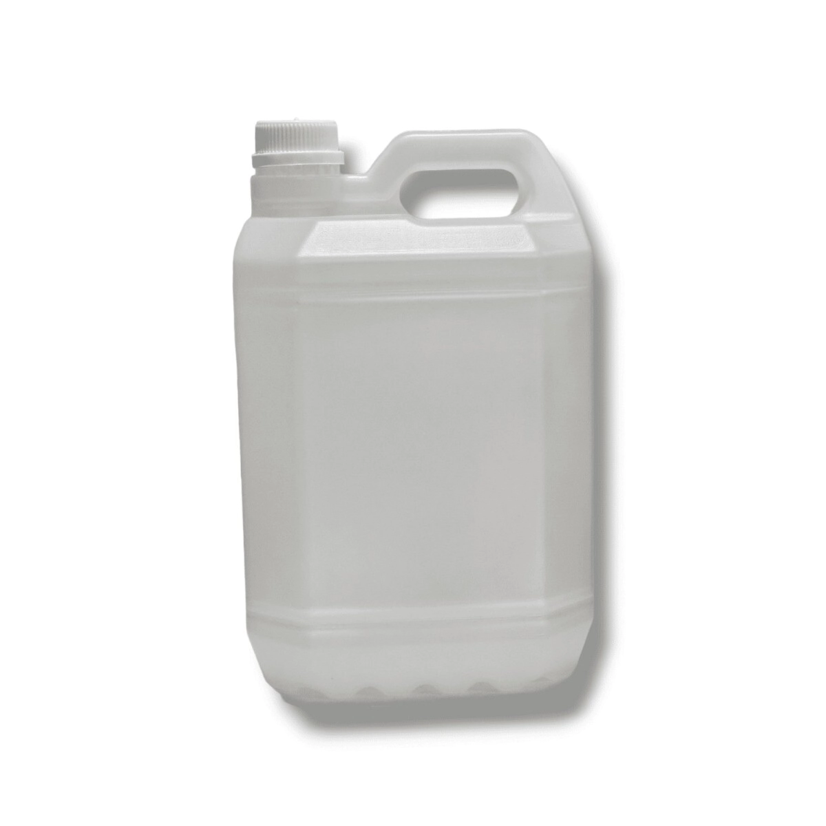 Bidon 5 Lt. PEAD Natural c/ Tapa Precinto Blanca