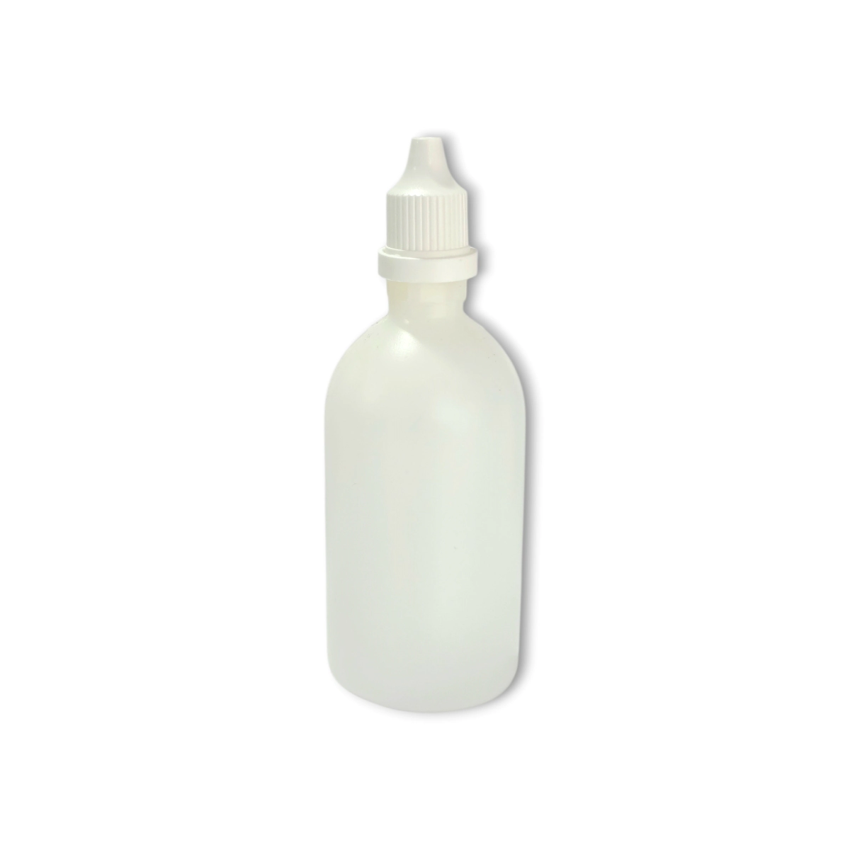 Gotero 100 cc Plastico Natural c/ Tapa Pres. e Inserto