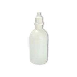 Gotero 100 cc Plastico Natural c/ Tapa Pres. e Inserto