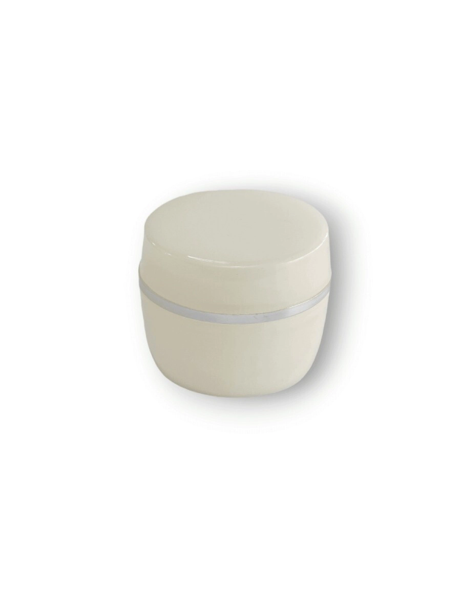 Pote Tina 60 gr. Tornasolado c/ Tapa Aro Plata