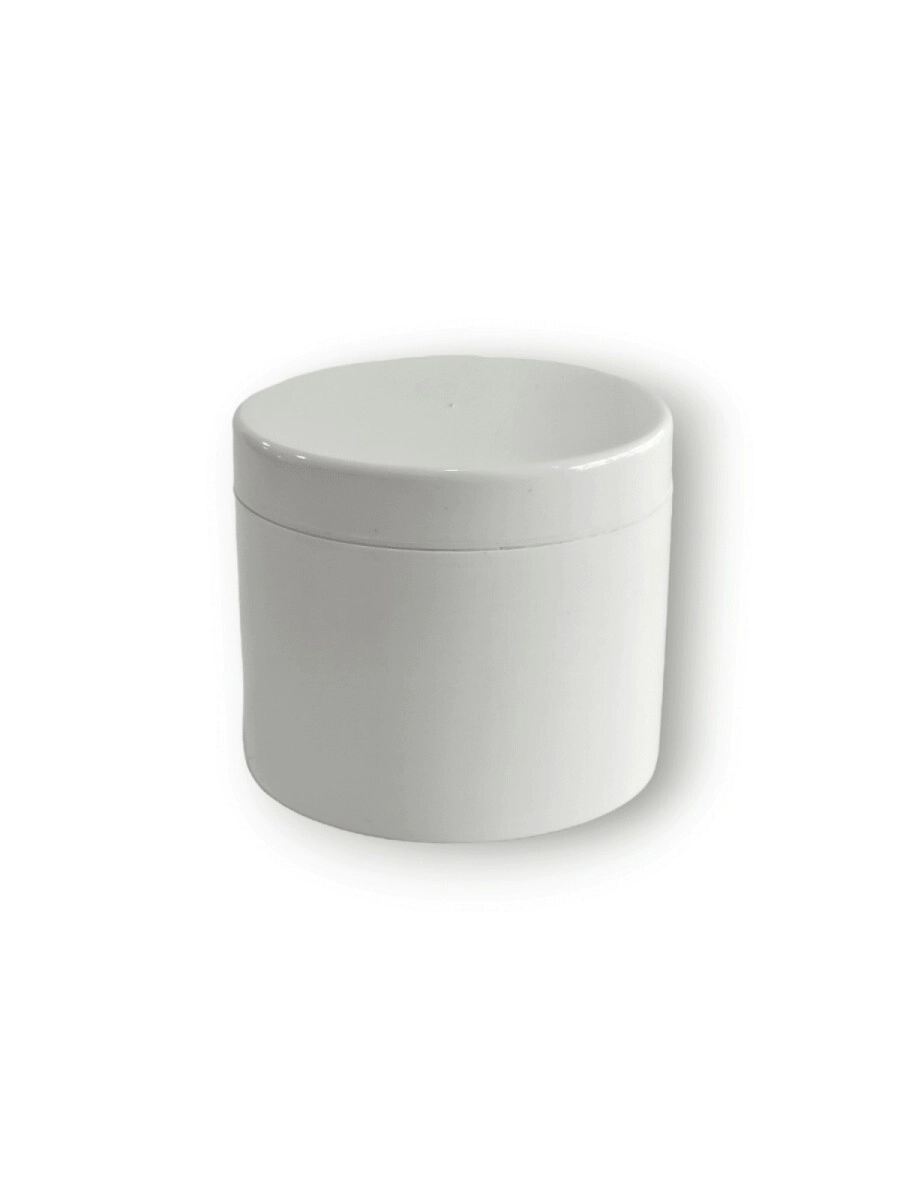 Pote Doble Fondo 60 gr. Blanco c/ Tapa