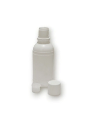Botella 100 cc Pead Oxig Blanca c/ Tapa e Inserto