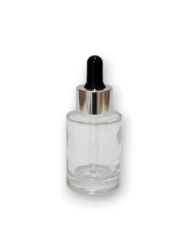 Glass 30 cc Cristal c / Dropper Plastico