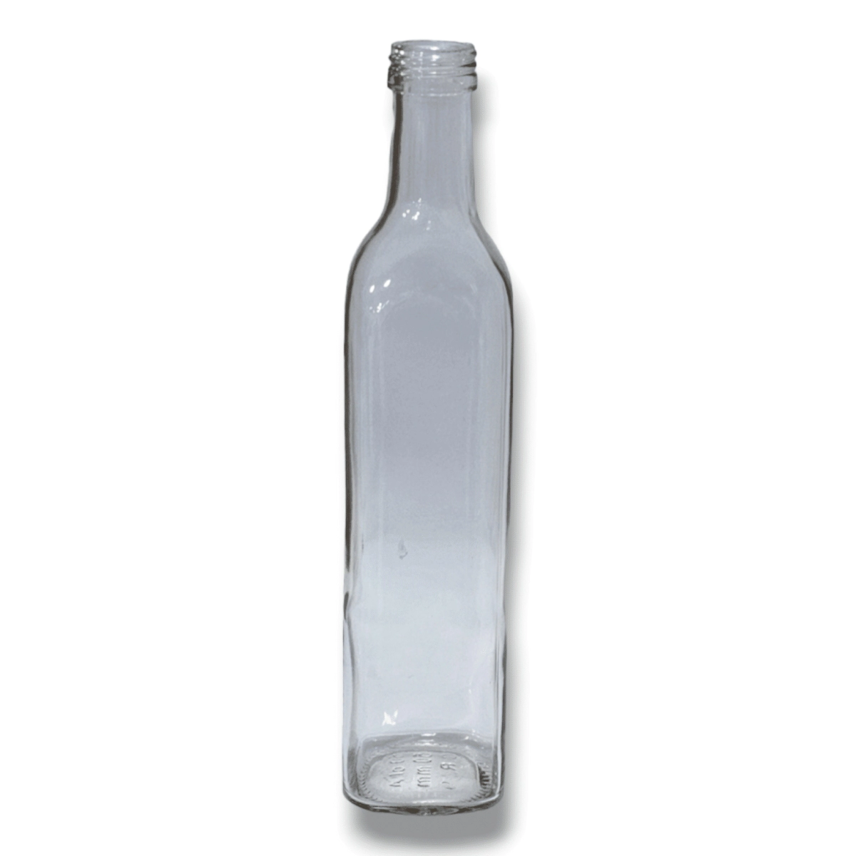 Botella Cuadrada 500 cc Vidrio B/Ali