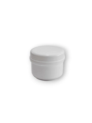 Pote Simple 30 gr. PP Blanco c/ Tapa