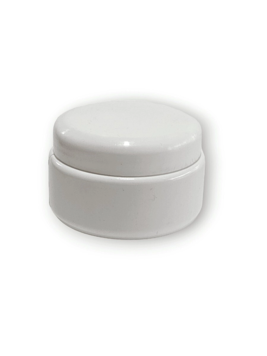 Pote 120 gr. PVC Blanco c/ Tapa