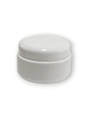 Pote 120 gr. PVC Blanco c/ Tapa