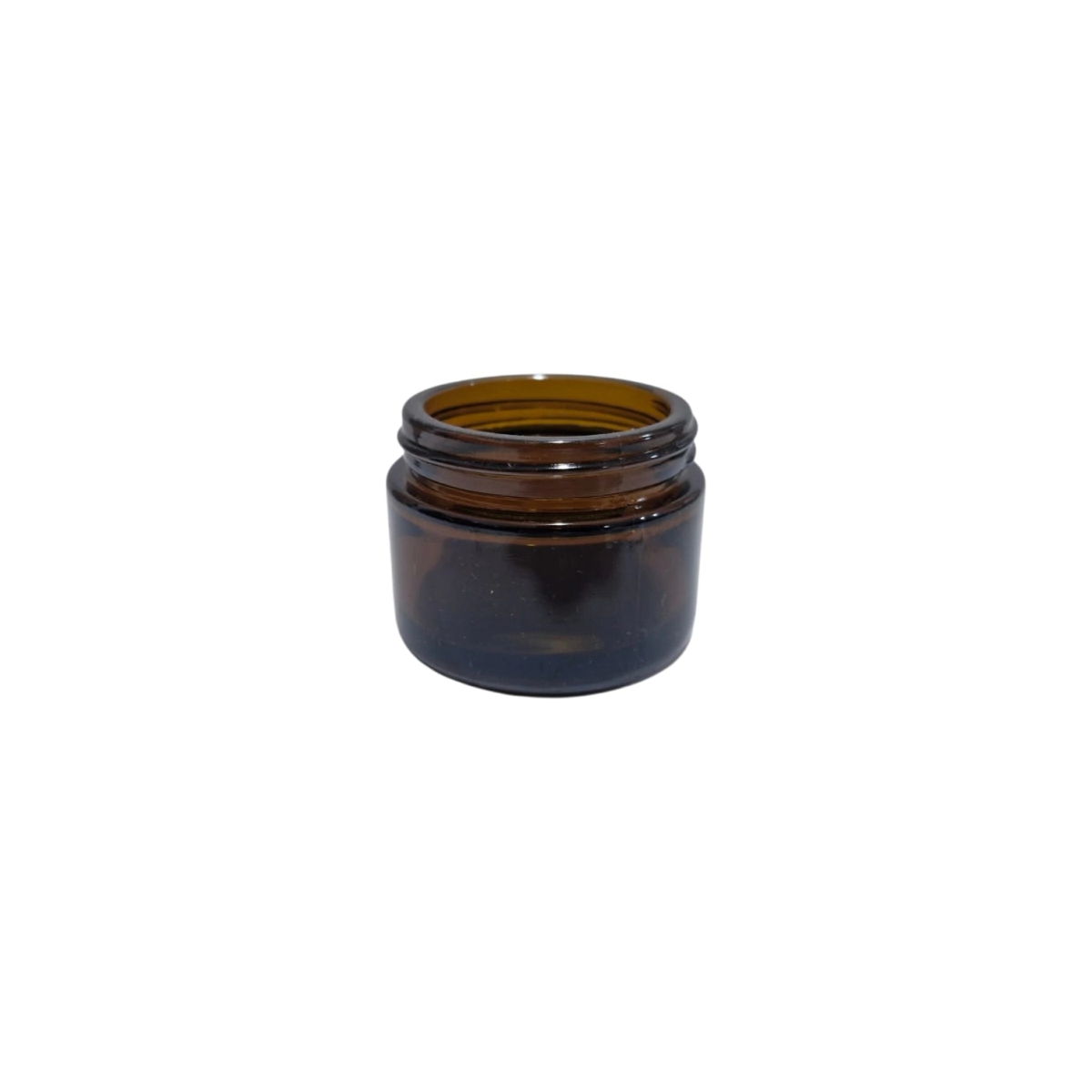 Pote Recto 50 gr. Ambar c/ Tapa Negra