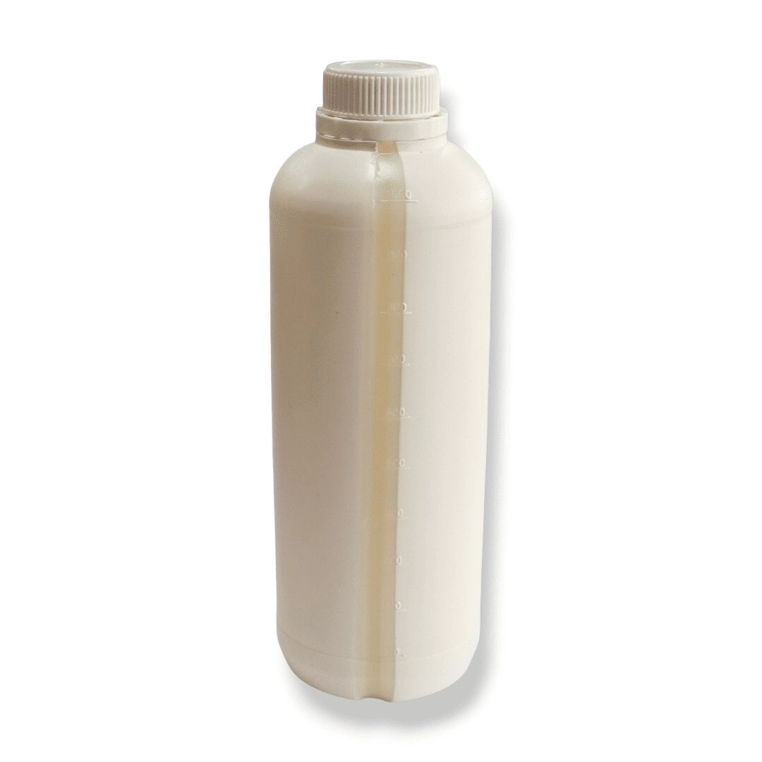 Botella 1000 cc PEAD Agroquimico Blanca c/ Tapa