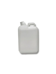Bidon 2 Lt. PEAD Natural c/ Tapa Precinto Blanca