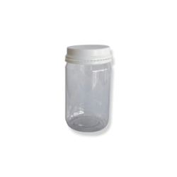Frasco 370 cc Pvc Cristal F1 c/ Tapa Presion