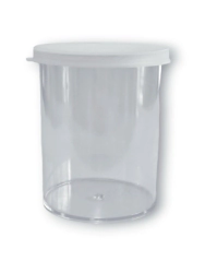 Tubo Poliestireno N� 710 - 250 cc Cristal c/ Tapa