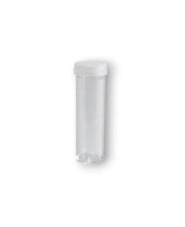 Tubo Poliestireno N� 8 - 2 cc Cristal c/ Tapa