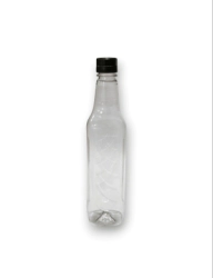 Botella Cuadrada Aceite 500 cc Cristal c/ Tapa