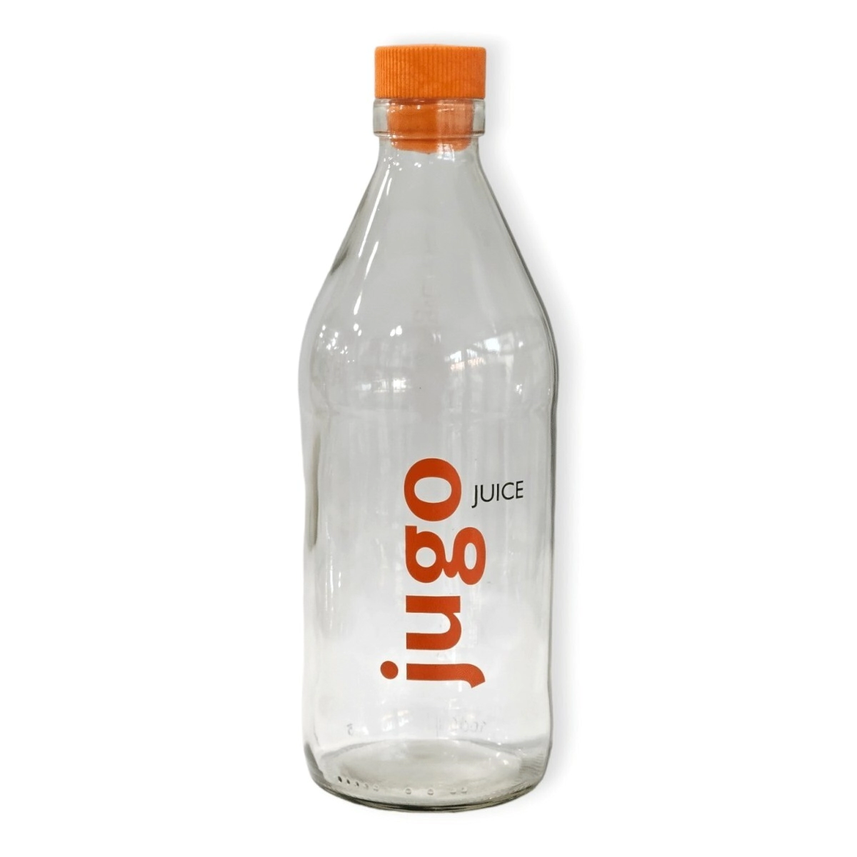 Botella 1000cc Vidrio Deco Jugo c/ Tapa