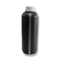 Botella 1000 cc PEAD Agroquimico Negra c / Tapa