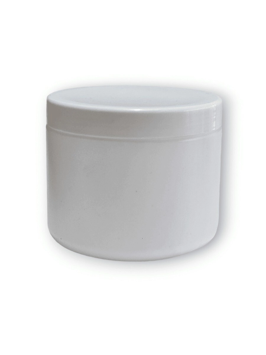 Pote 500 gr. PEAD Blanco c/ Tapa