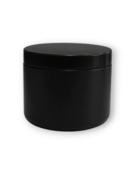 Pote 500 gr. PEAD Negro c/ Tapa E
