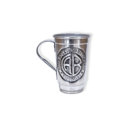 Vaso Aluminio Chico 650cc c/ Asa e Inscripcion