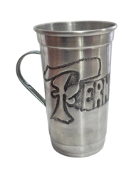 Vaso Aluminio Grande 1,5 Lt c/ Asa e Inscripcion