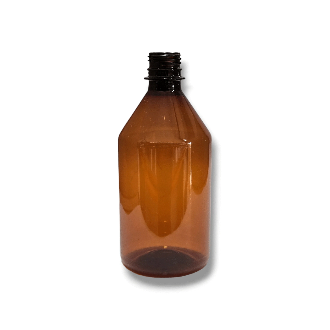 Botella Farma 500 cc 28/410 Pet Ambar