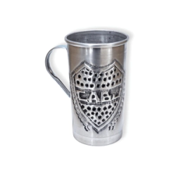 Vaso Aluminio Mediano 1 Lt c/ Asa e Inscripcion