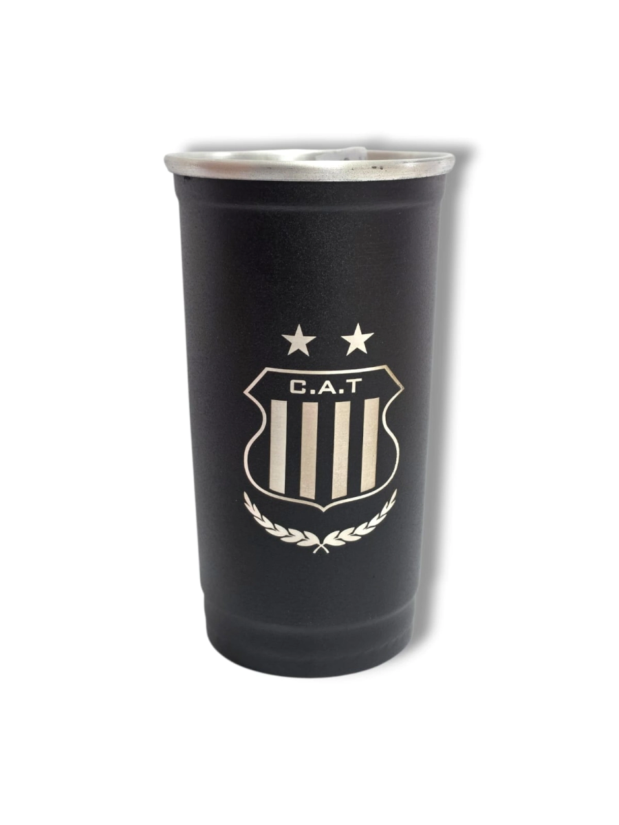 Vaso Aluminio Mediano 1 Lt Pintado c/ Inscripcion