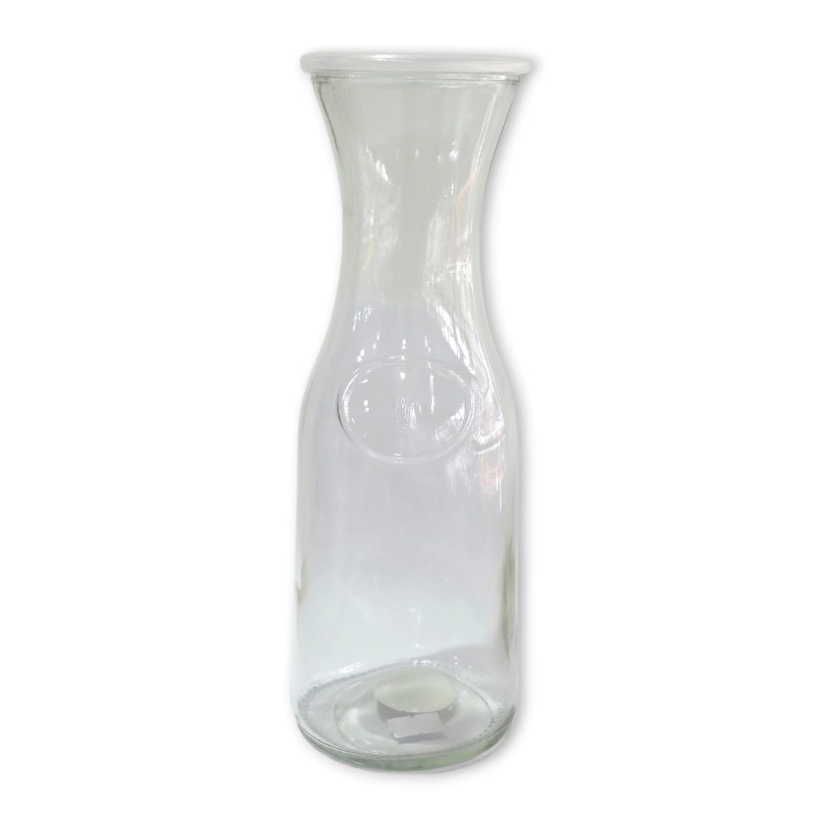 Botella 1 Lt. Vidrio Cristal c/ Tapa