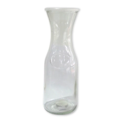 Botella 1 Lt. Vidrio Cristal c/ Tapa