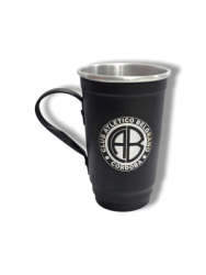 Vaso Aluminio Chico 650cc Pintado c/ Asa e Inscripcion