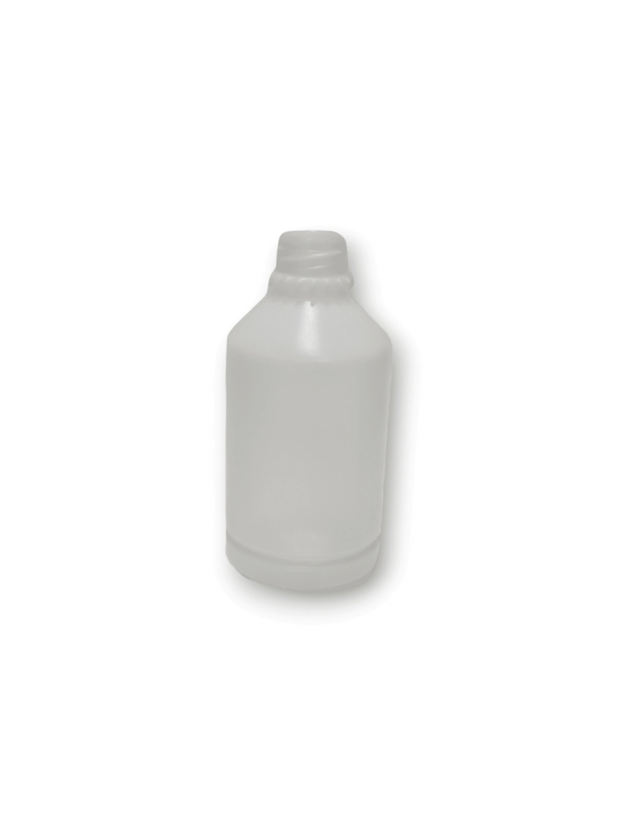 Botella 250 cc PEAD Lisa Natural c / Tapa Precinto