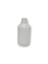 Botella 250 cc PEAD Lisa Natural c / Tapa Precinto