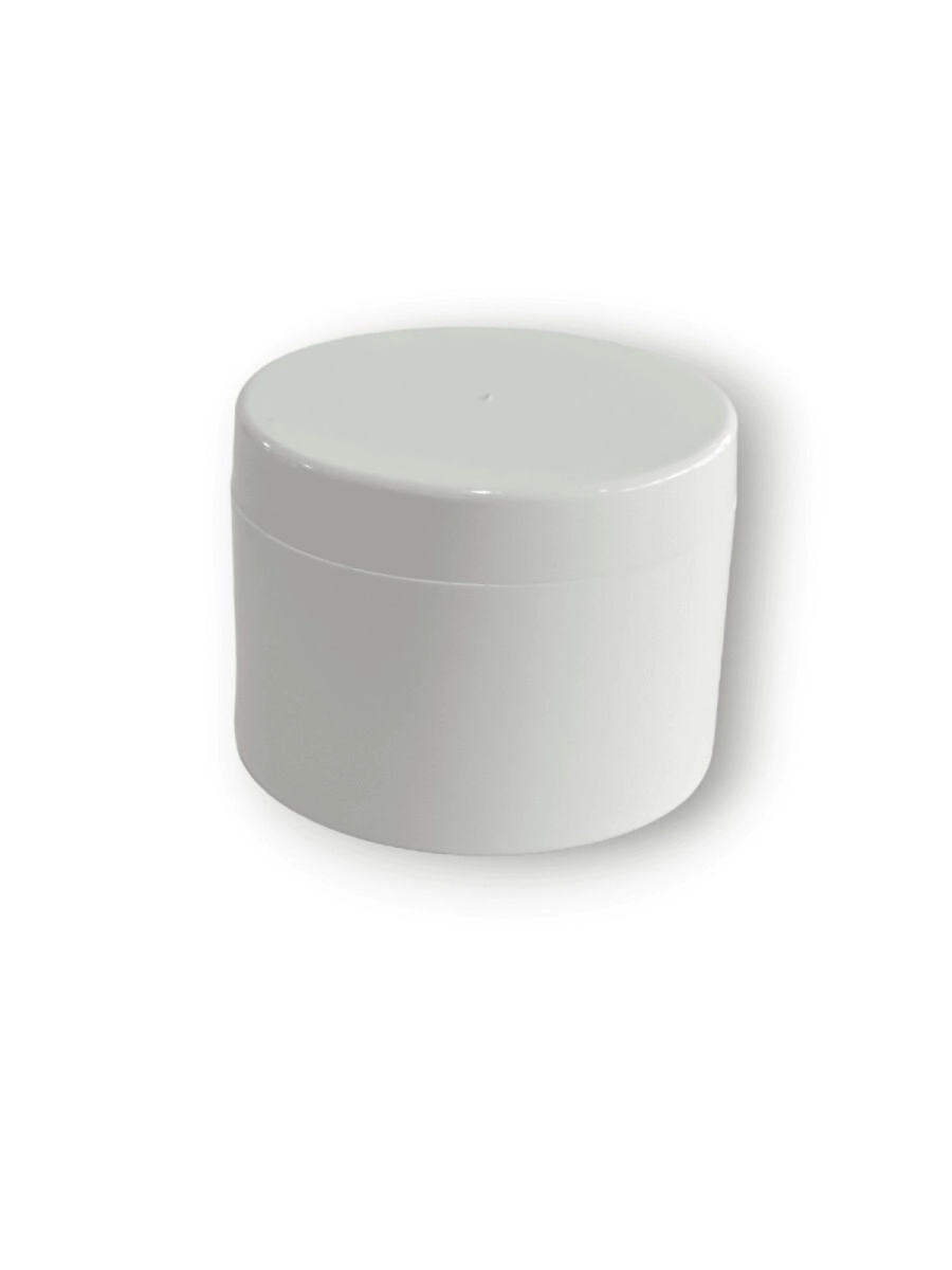 Pote Doble Fondo 50 gr. Blanco c/Tapa