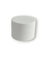 Pote Doble Fondo 50 gr. Blanco c/Tapa