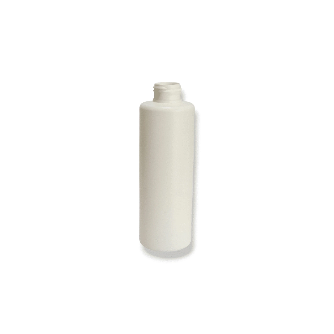 Botella Cil�ndrica 250 cc Pead Blanca Opaca