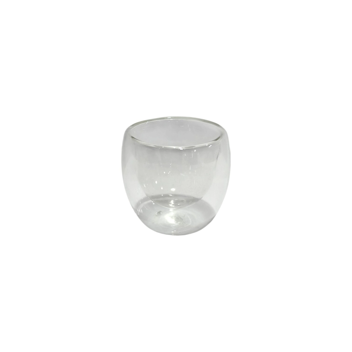 Vaso Doble Pared Vidrio 85cc