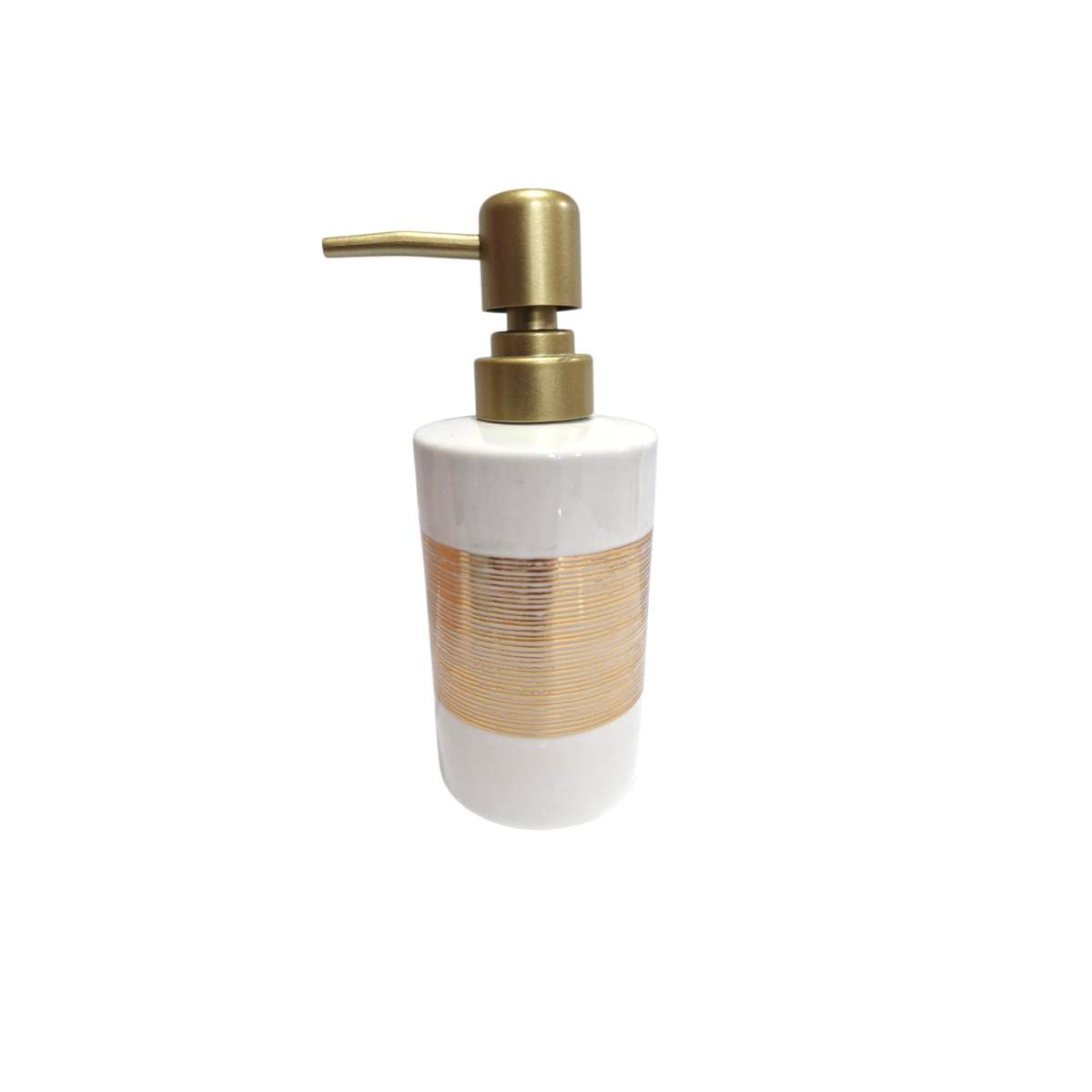 Disp jabon liq blanco c/linea horizontal dor 2791