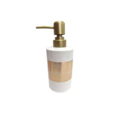 Disp jabon liq blanco c/linea horizontal dor 2791