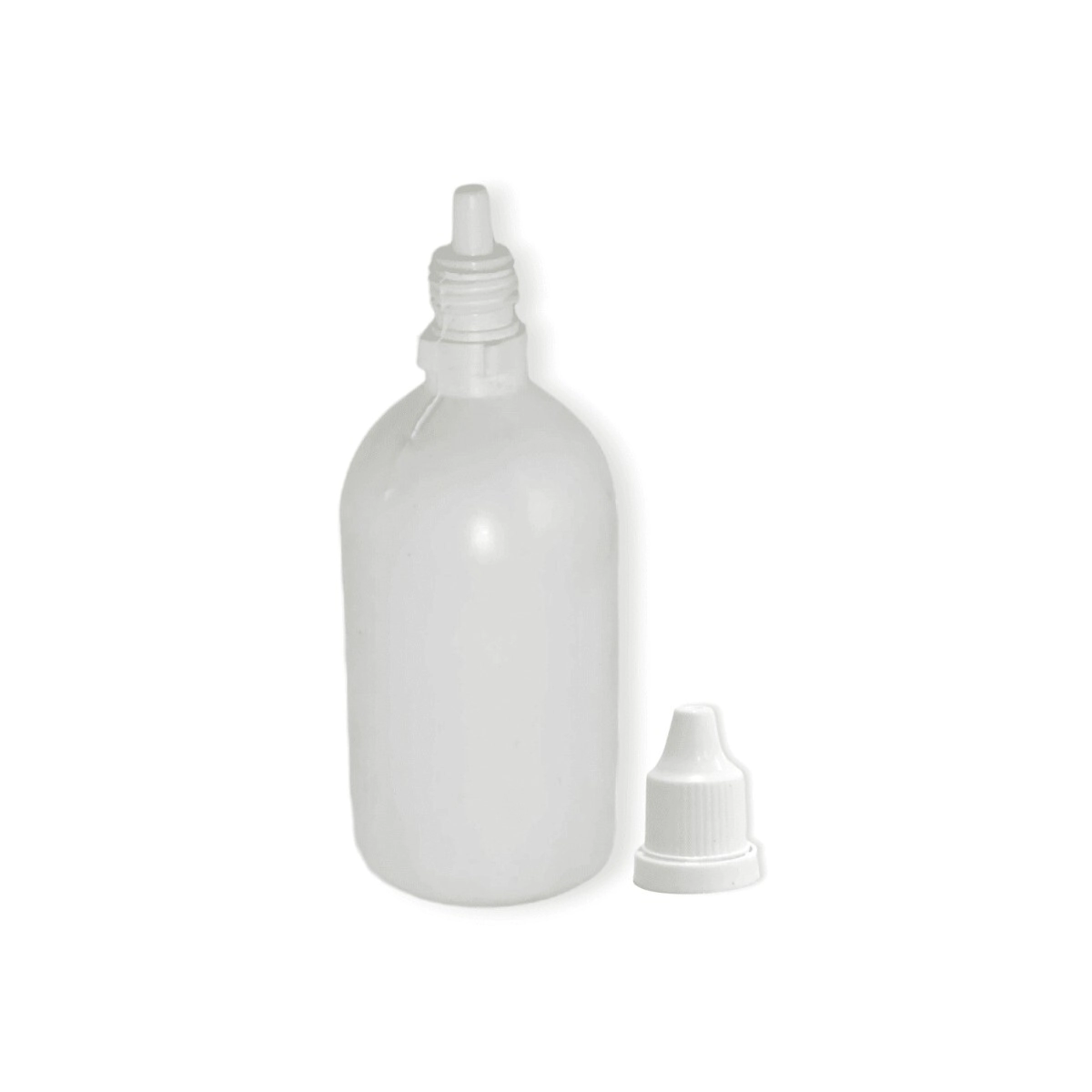 Gotero 100 cc Plastico Blanco c/ Tapa Pres. e Inserto