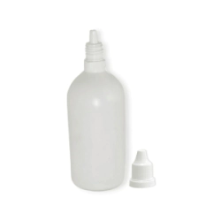 Gotero 120 cc Plastico Blanco c/ Tapa Pres. e Inserto