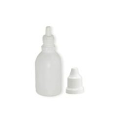 Gotero 30 cc Plastico Blanco c/ Tapa Pres. e Inserto