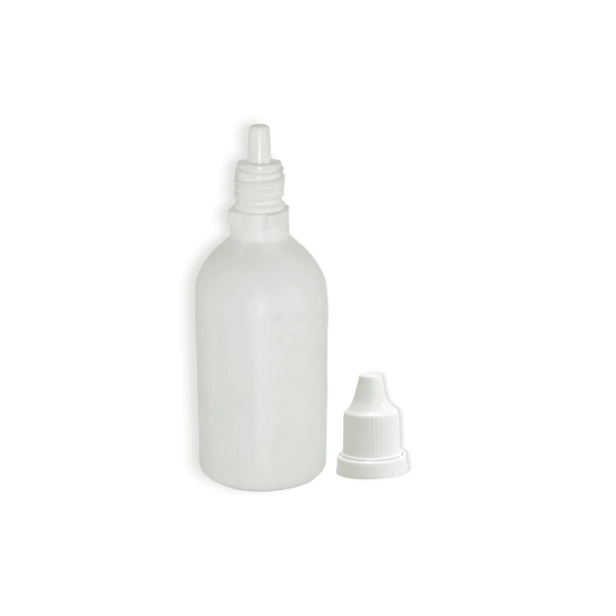 Gotero 60 cc Plastico Blanco c/ Tapa Pres. e Inserto