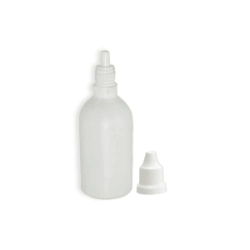 Gotero 60 cc Plastico Blanco c/ Tapa Pres. e Inserto