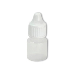 Gotero    5 cc Plastico Natural c/ Tapa e Inserto