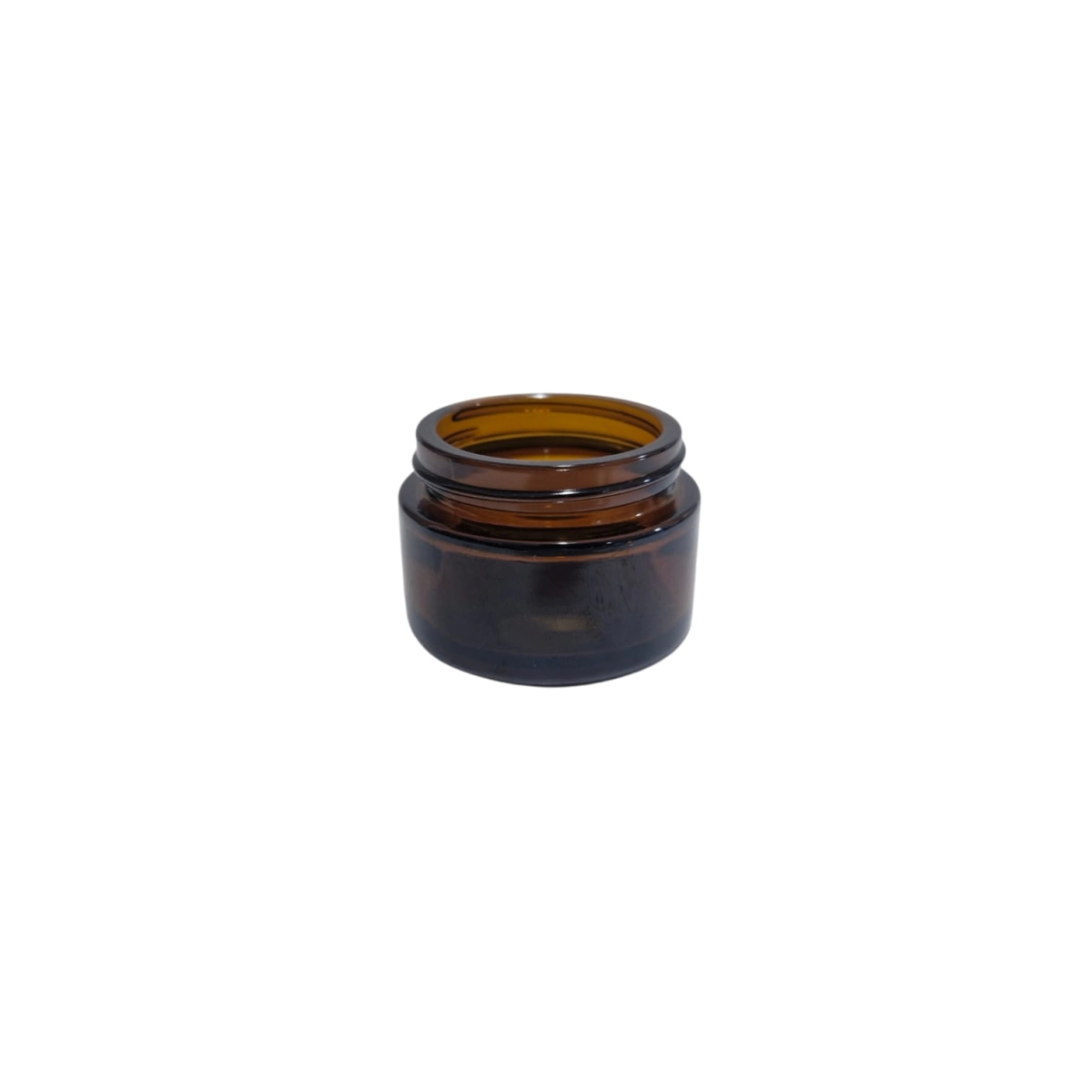 Pote Recto 30 gr. Ambar c/ Tapa Negra