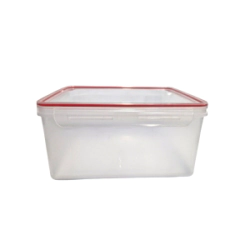 Tupper Hermetico Rectangular 3 Lt. c/ Tapa