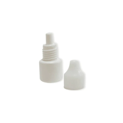 Gotero 5 cc Plastico Blanco c/ Tapa e Inserto